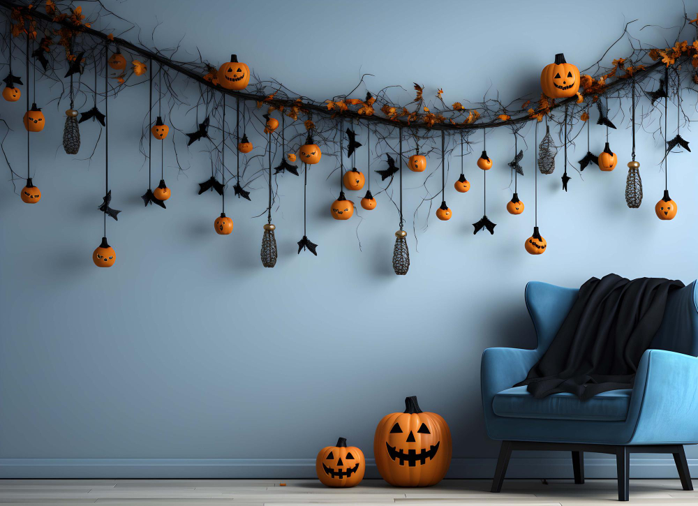 une décoration d'halloween