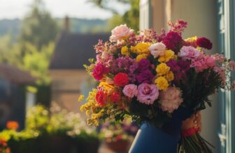 un joli bouquet de fleurs