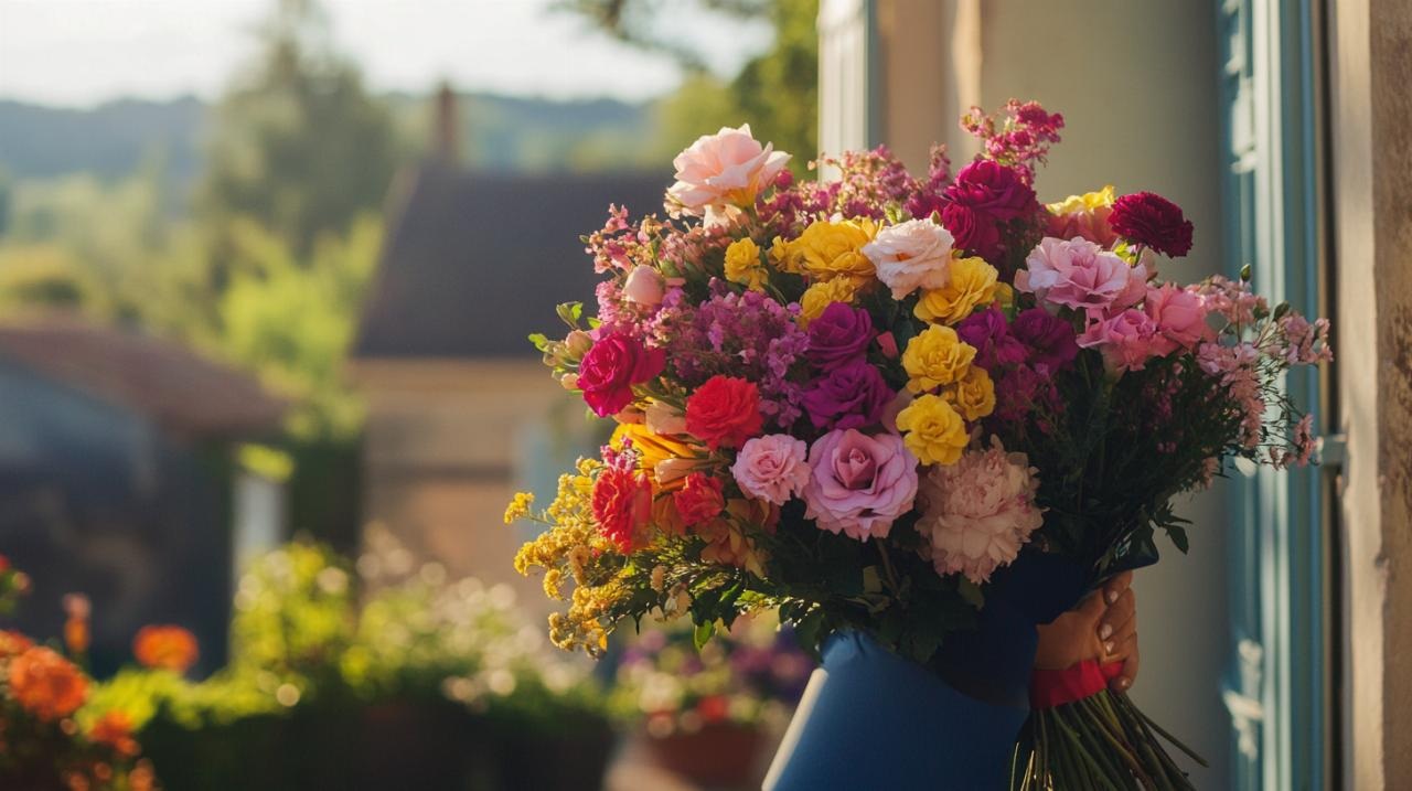 un joli bouquet de fleurs