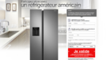 Un réfrigérateur américain à gagner !