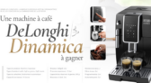 Une machine à café DeLonghi à remporter !