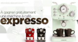 Une machine à café expresso est à gagner  !