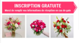 Un bouquet de fleur Interflora à offrir à la personne de votre choix est à remporter !
