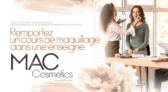 Un cours de maquillage dans une enseigne MAC Cosmetics est à remporter !