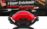 Un barbecue électrique Weber à gagner !