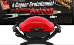 Un barbecue électrique Weber à gagner !